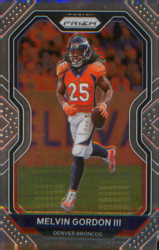 Football 2020 Panini Prizm #115 Melvin Gordon III