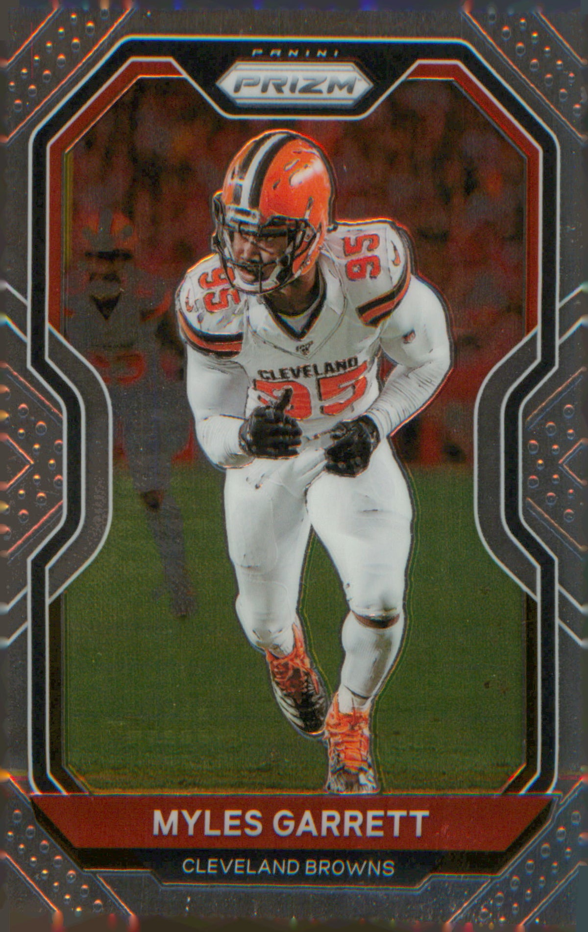 Football 2020 Panini Prizm #62 Myles Garrett
