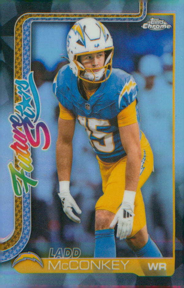 Football 2025 Topps Chrome Future Stars Refractor #FS-3 Ladd McConkey