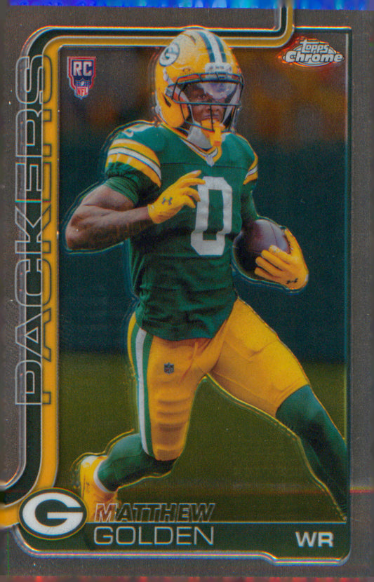 Football 2025 Topps Chrome #333 Matthew Golden RC RC