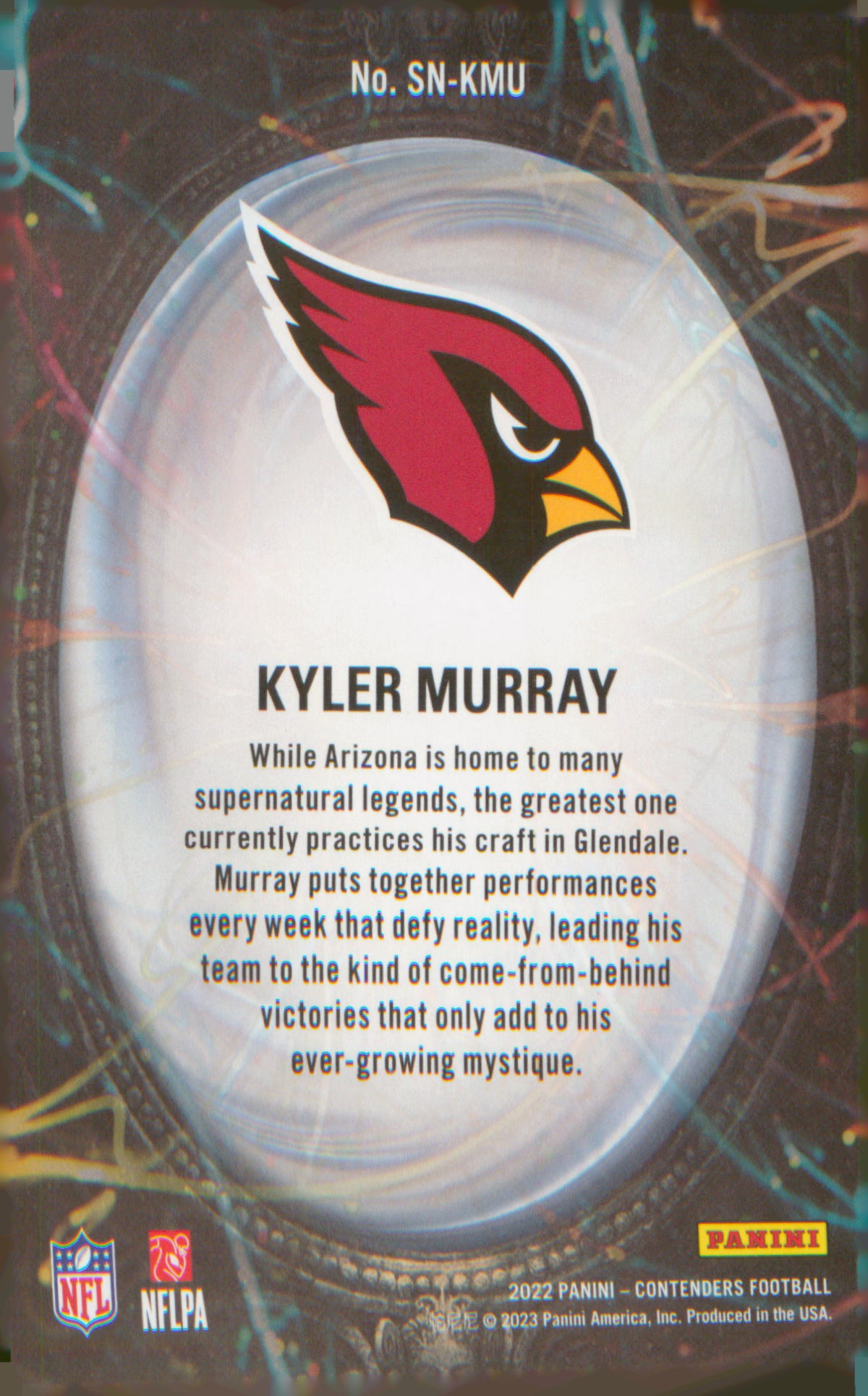 Football 2022 Panini Contenders Supernatural #SN-KMU Kyler Murray