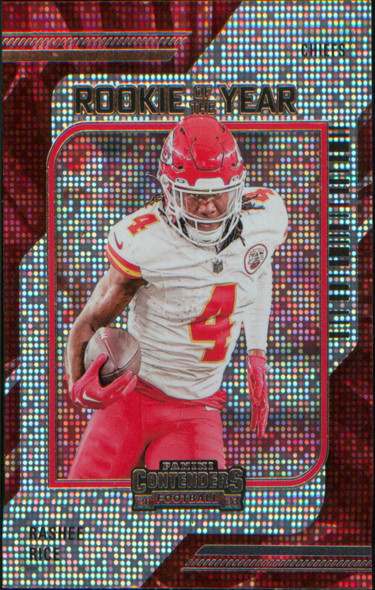 Football 2023 Panini Contenders Rookie of the Year Contenders #17 Rashee Rice