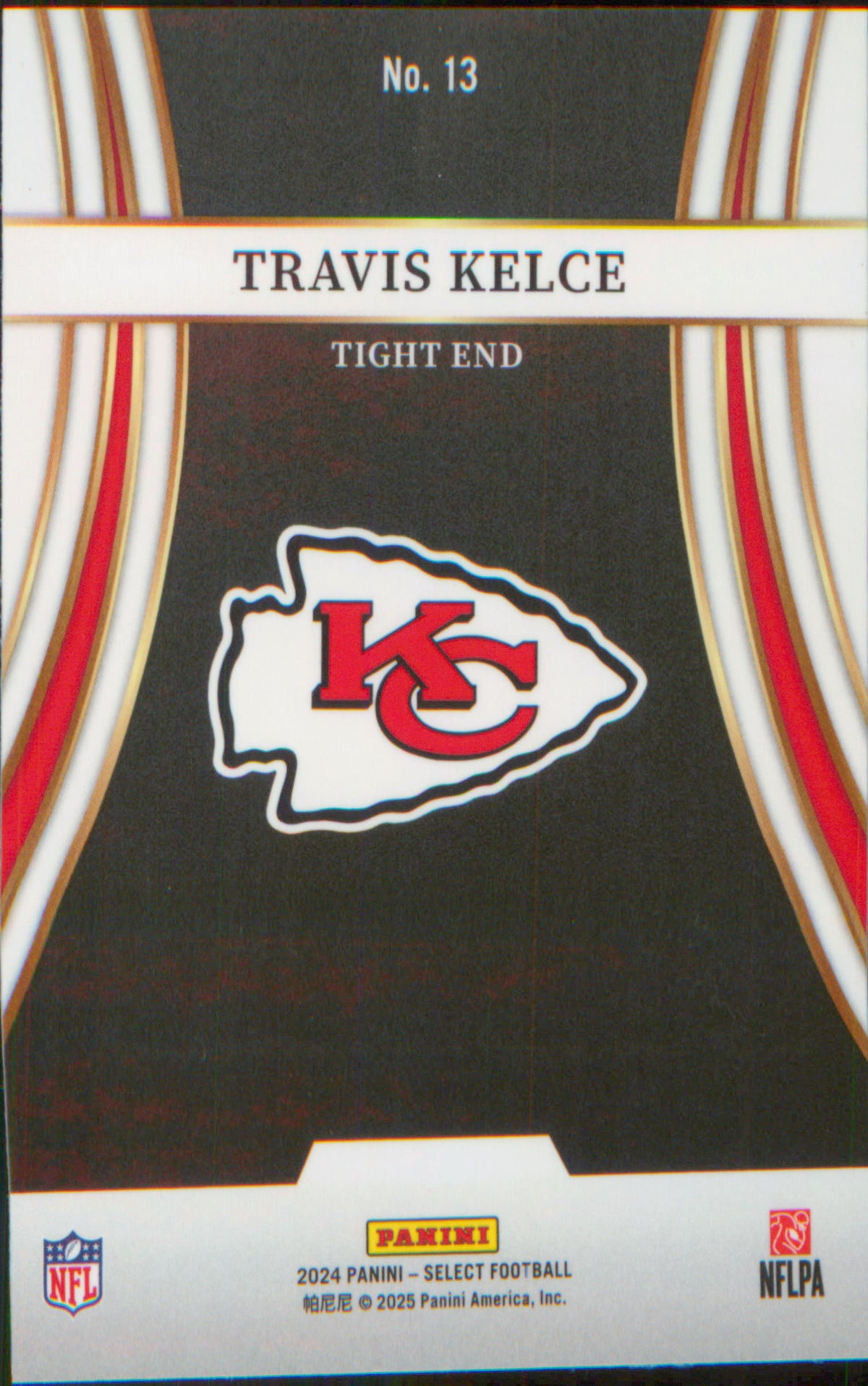 Football 2024 Panini Select Turbocharged #13 Travis Kelce