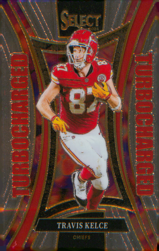 Football 2024 Panini Select Turbocharged #13 Travis Kelce