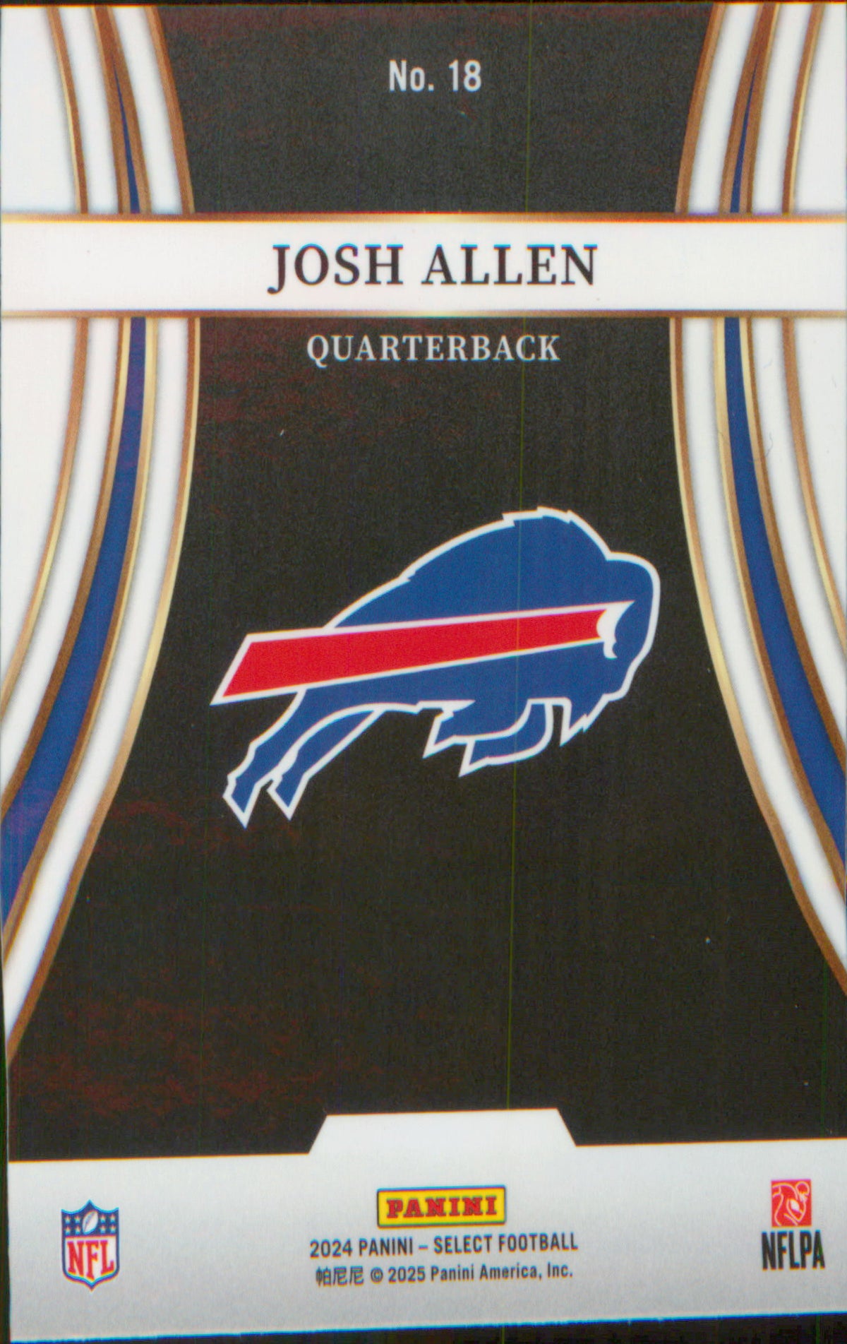 Football 2024 Panini Select Turbocharged #18 Josh Allen