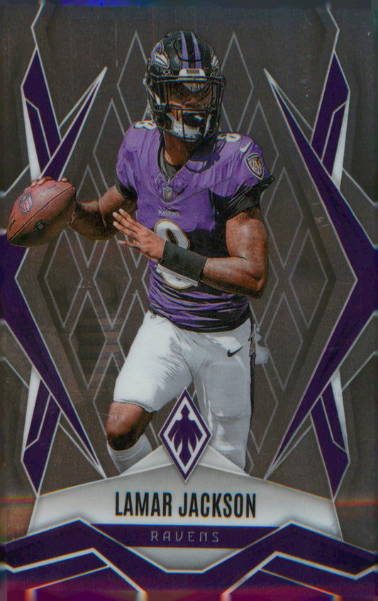 Football 2025 Panini Phoenix #144 Lamar Jackson