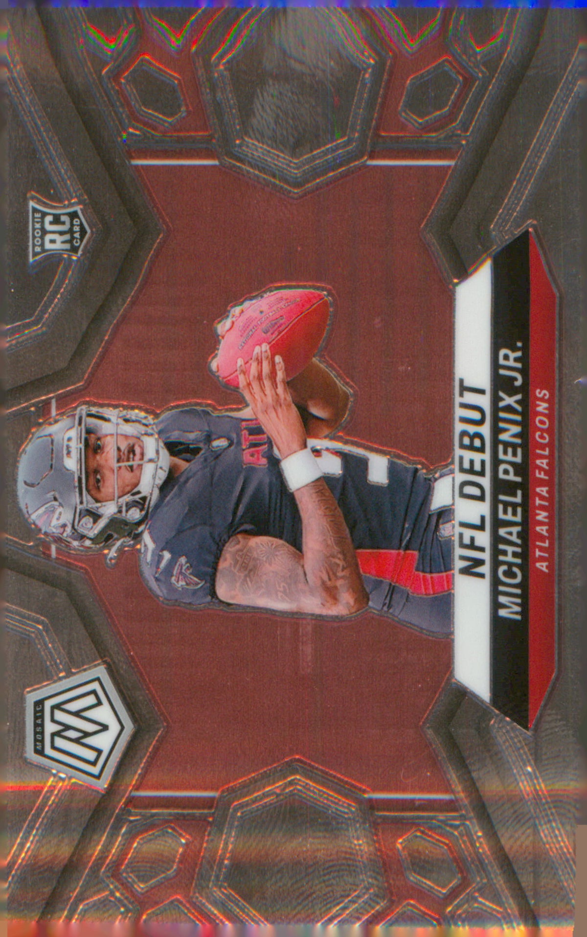 Football 2024 Panini Mosaic Silver #274 Michael Penix Jr.