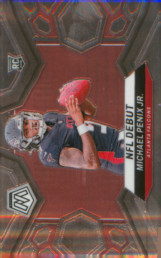 Football 2024 Panini Mosaic Silver #274 Michael Penix Jr.