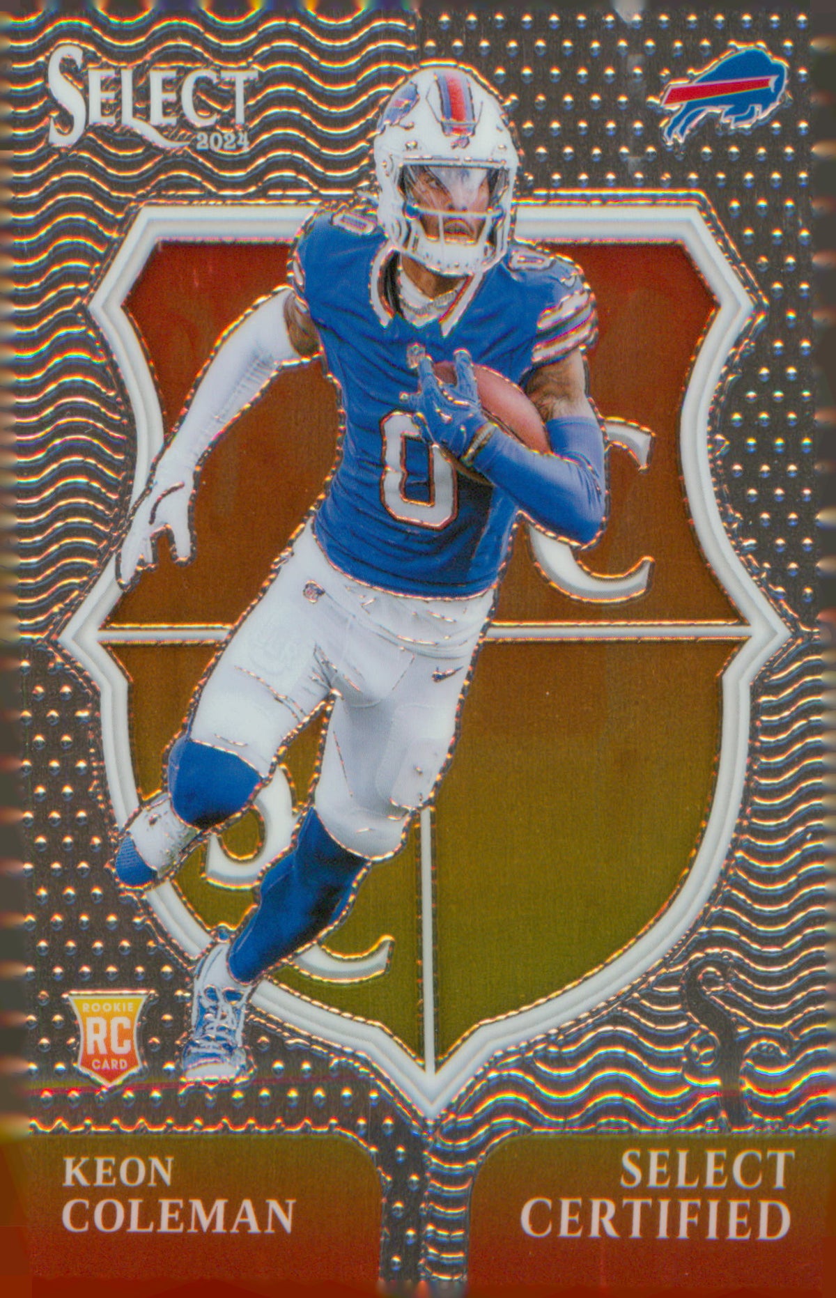 Football 2024 Panini Select Select Certified Rookies #13 Keon Coleman
