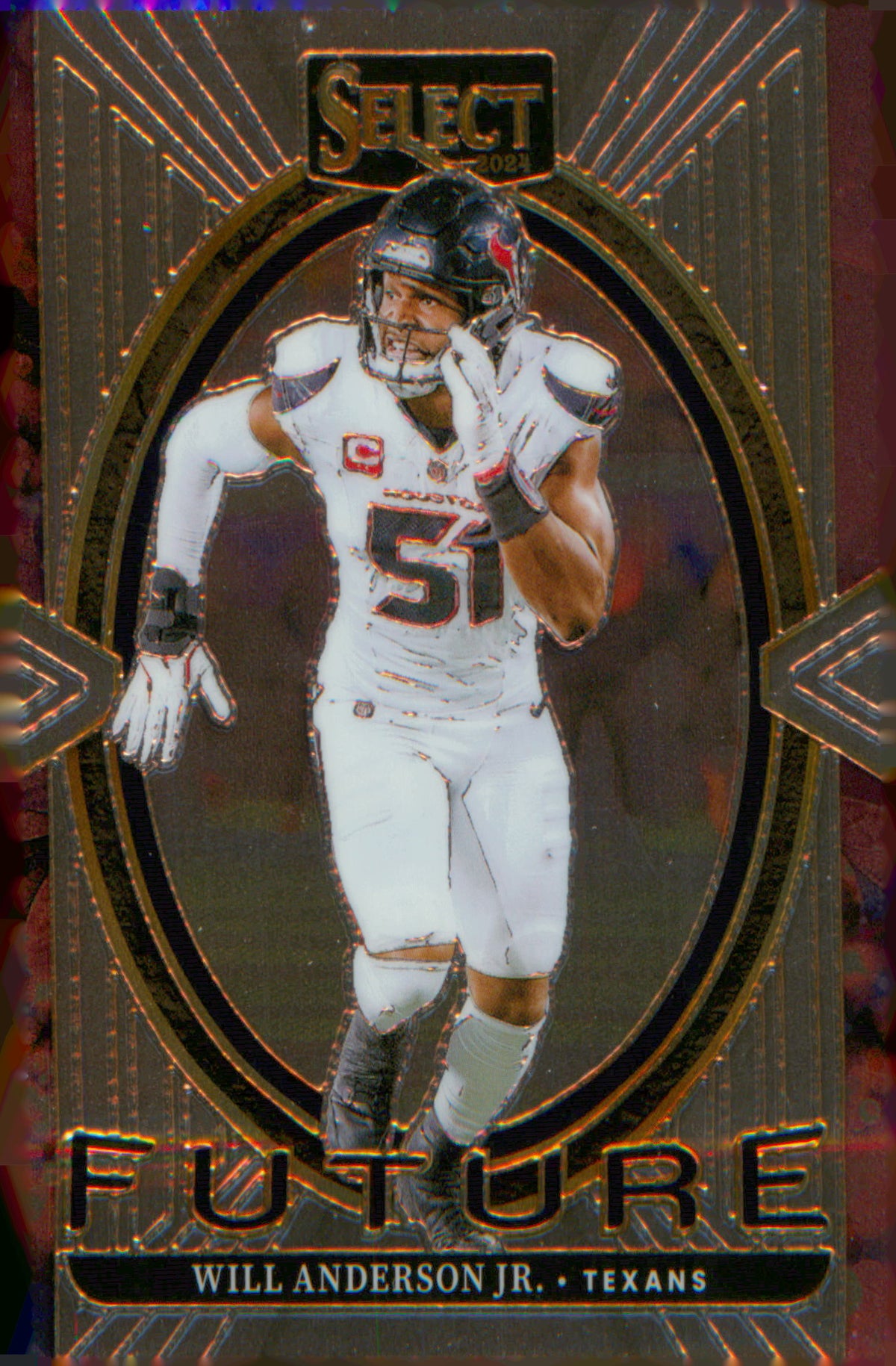 Football 2024 Panini Select Select Future #10 Will Anderson Jr.