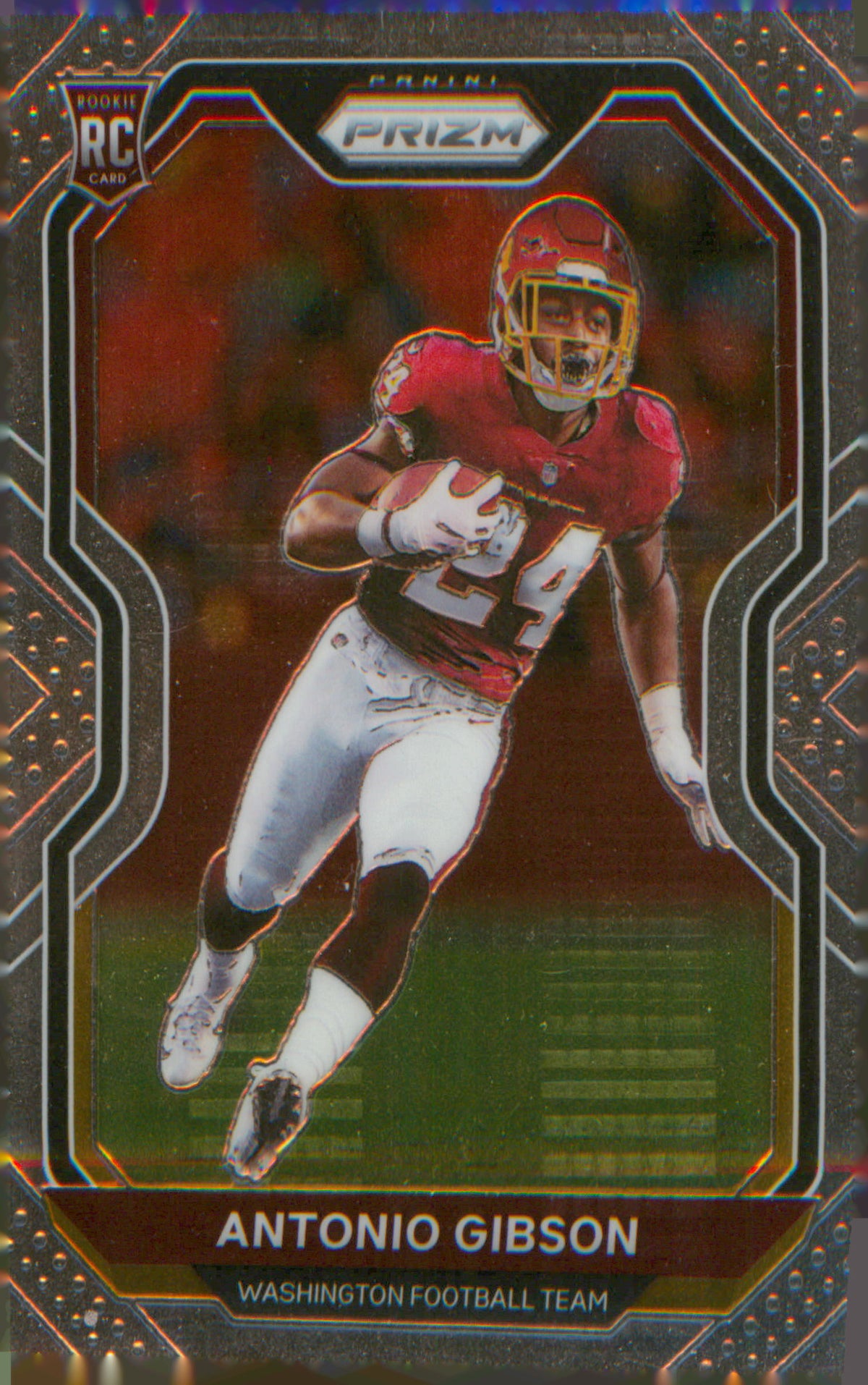 Football 2020 Panini Prizm #384 Antonio Gibson RC RC