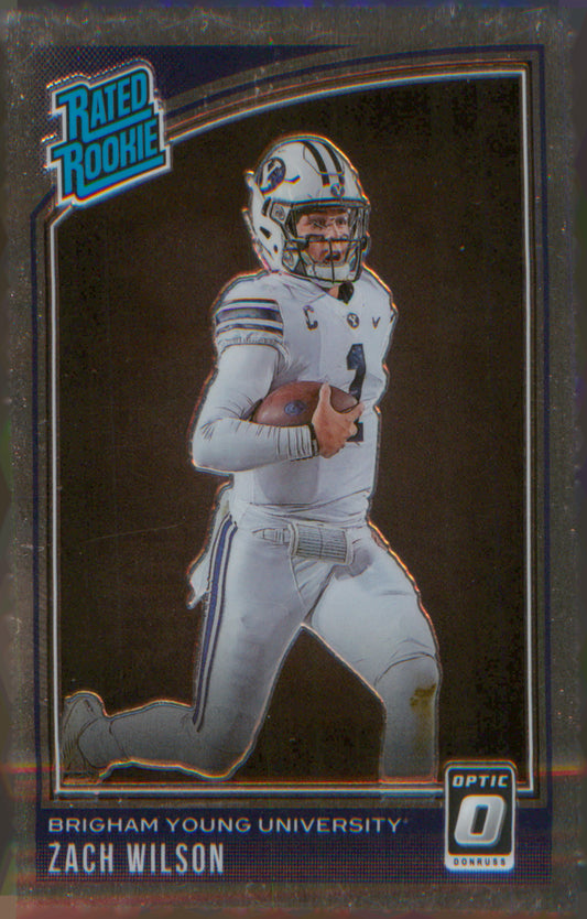 Football 2021 Panini Chronicles Draft Picks #204 Zach Wilson