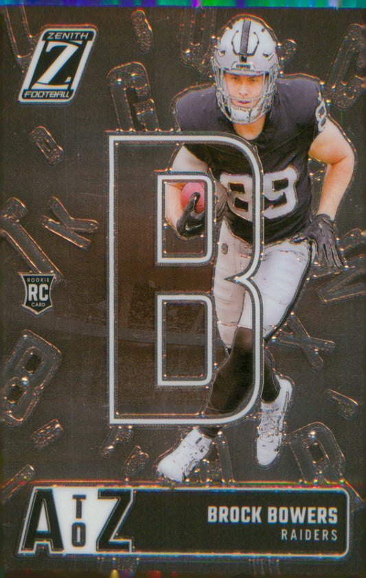 Football 2024 Panini Zenith A to Z #2 Brock Bowers