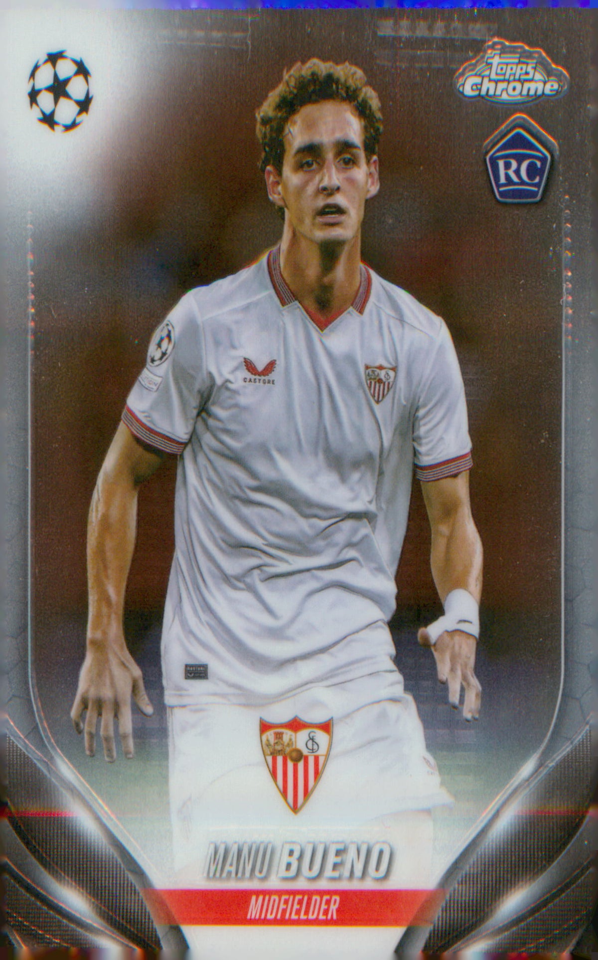2023-24 Topps Chrome UEFA Club Competitions #122 Manu Bueno RC RC
