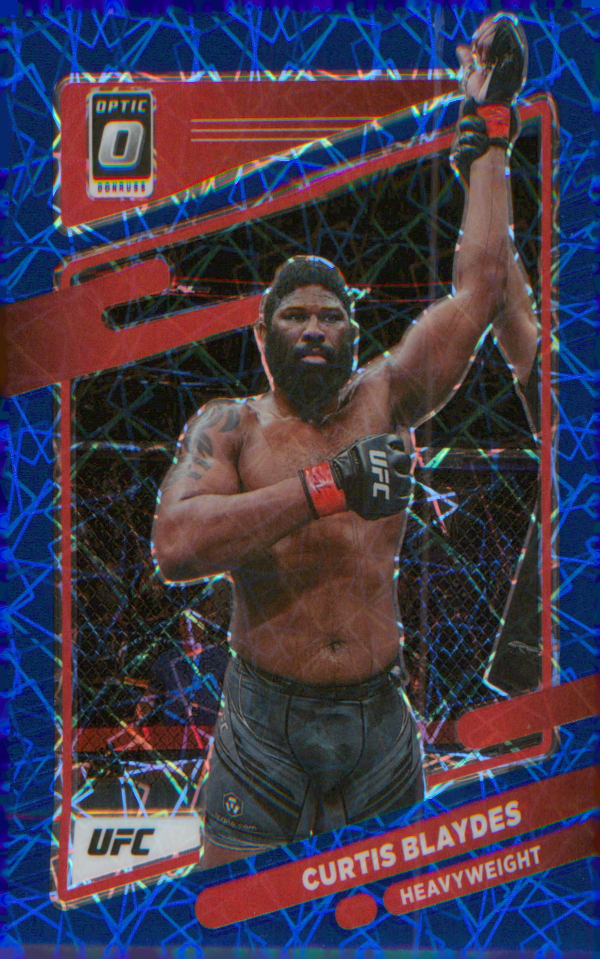 2022 Donruss Optic UFC Blue Velocity #70 Curtis Blaydes