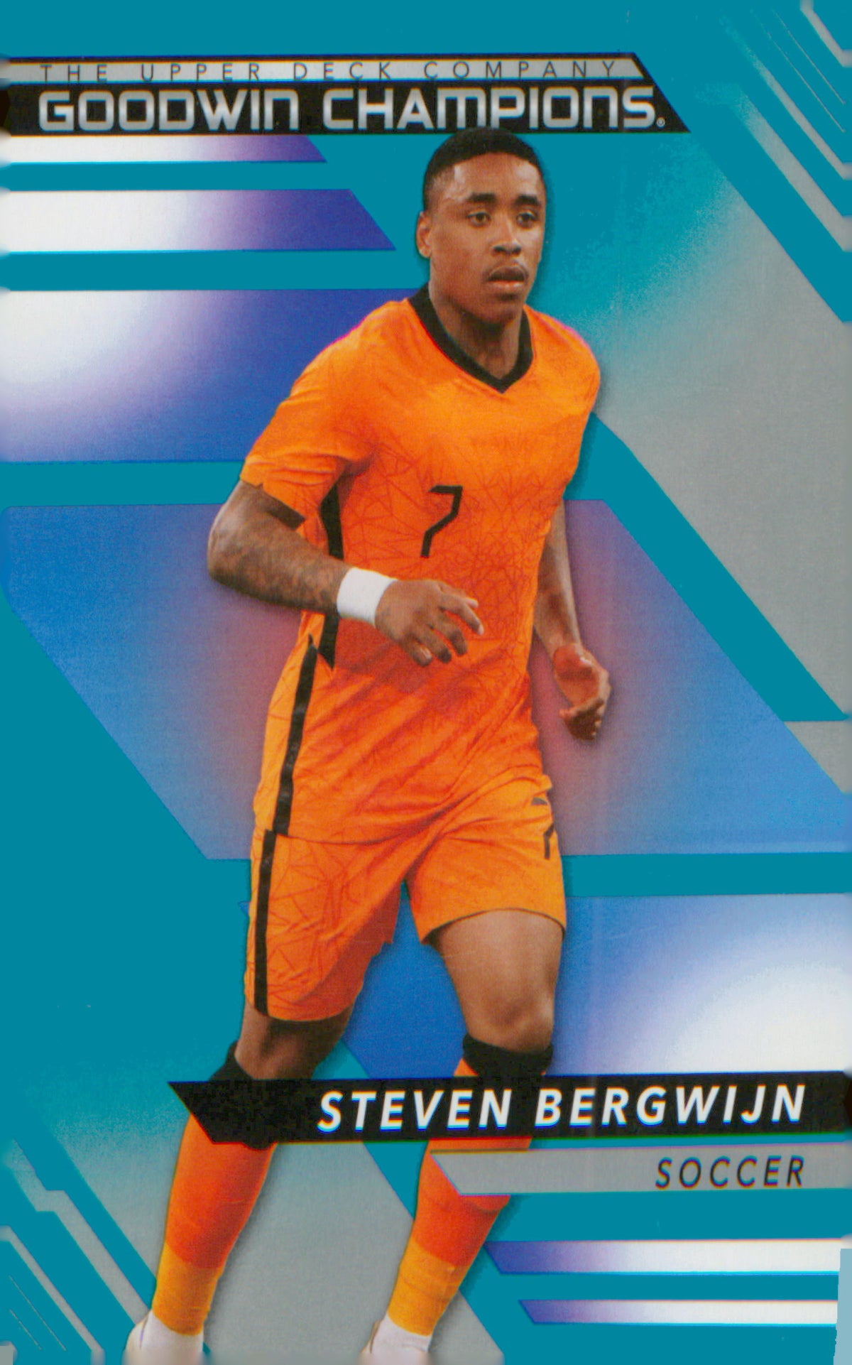 Other Sports 2022 Upper Deck Goodwin Champions Turquoise #48 Steven Bergwijn