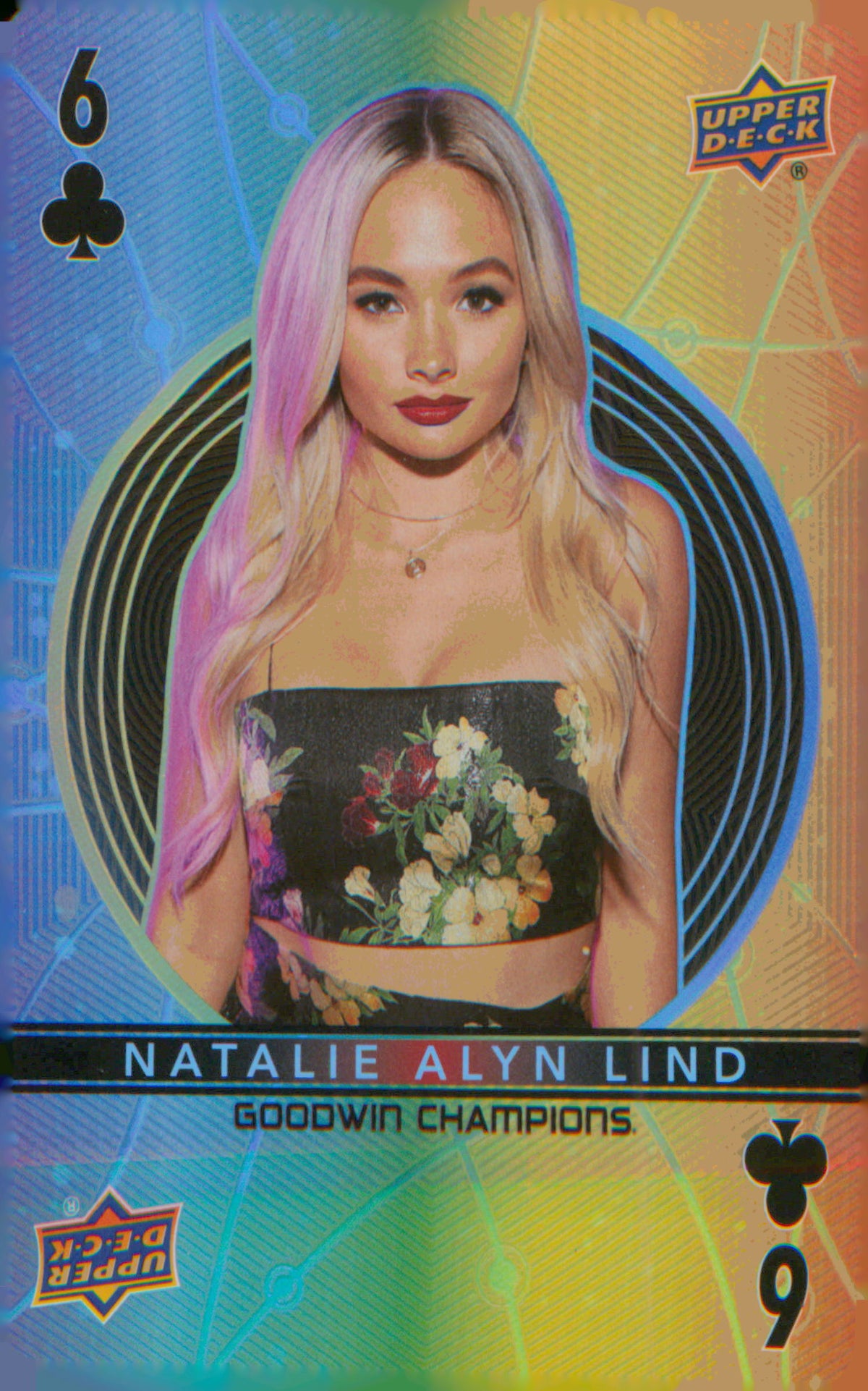 2022 Upper Deck Goodwin Champions Playing Cards #6♣ Natalie Alyn Lind