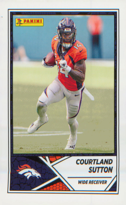 2024 Panini NFL Sticker & Card Collection Cards #3 Courtland Sutton