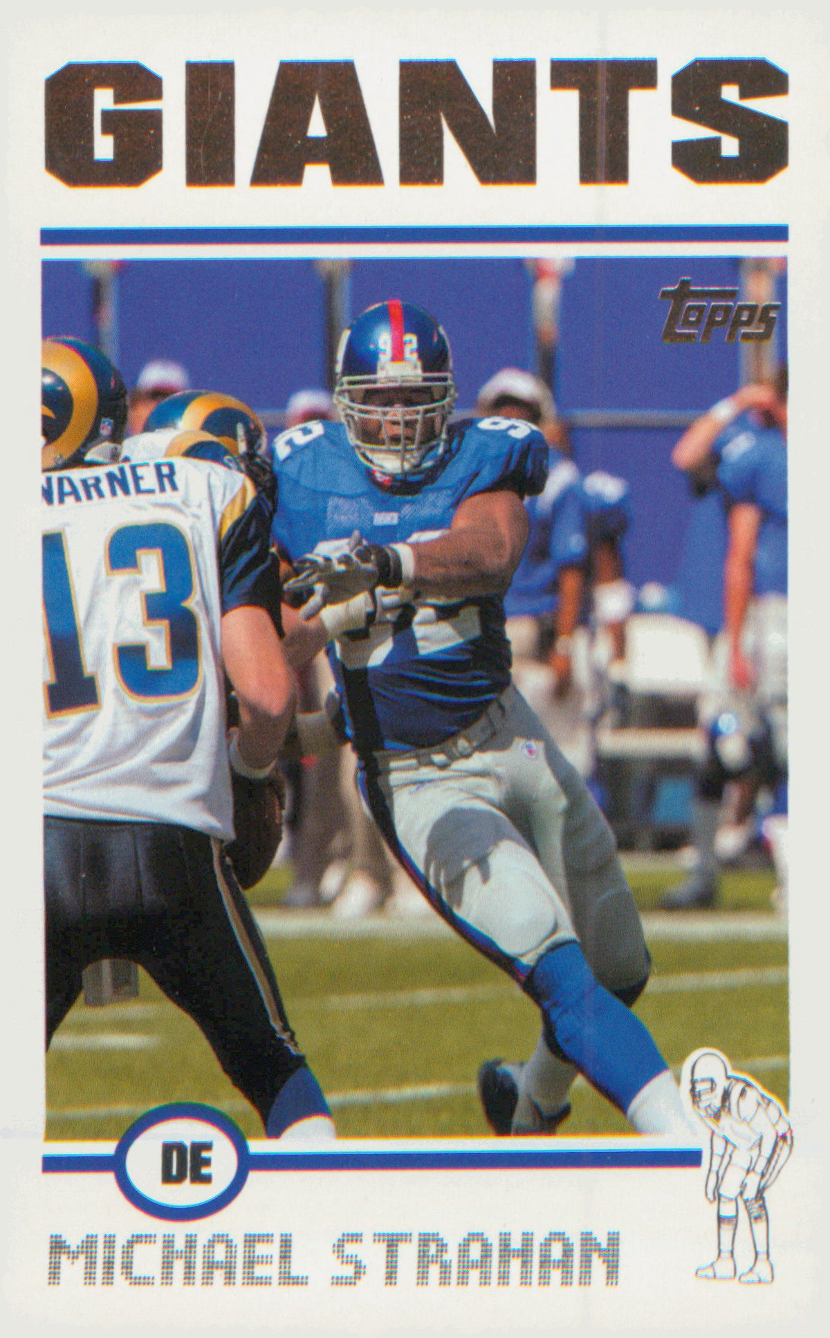 Football 2004 Topps Topps Collection #141 Michael Strahan