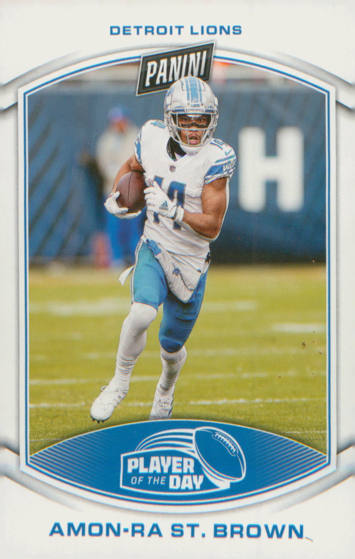 Football 2023 Panini NFL Player of the Day #32 Amon-Ra St. Brown