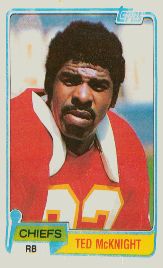 Football 1981 Topps #46 Ted McKnight