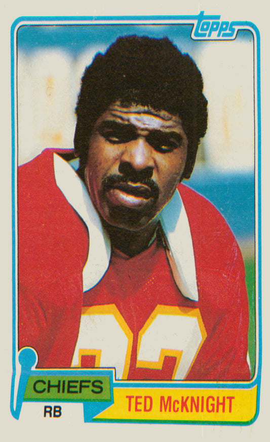Football 1981 Topps #46 Ted McKnight