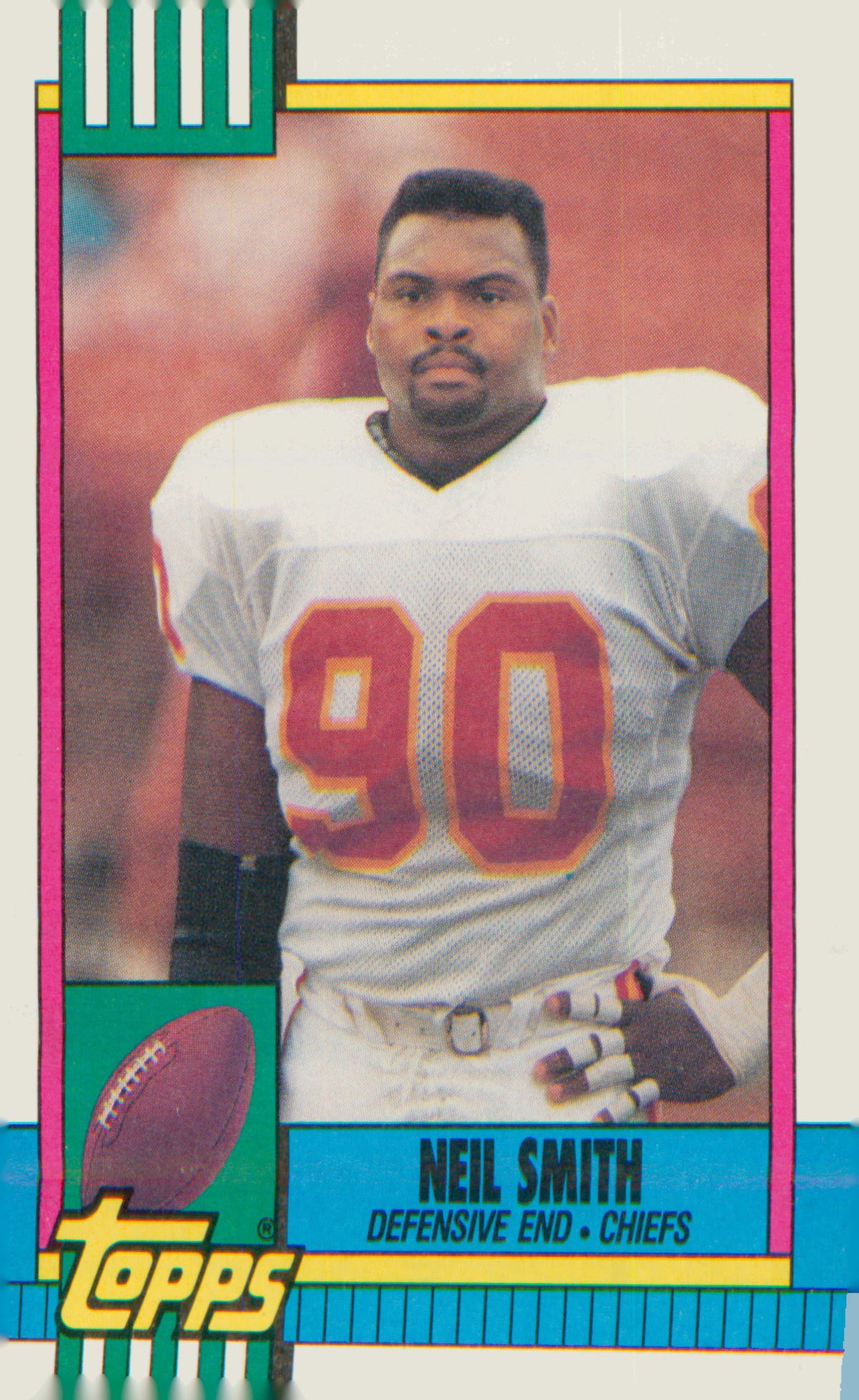 Football 1990 Topps #263b Neil Smith