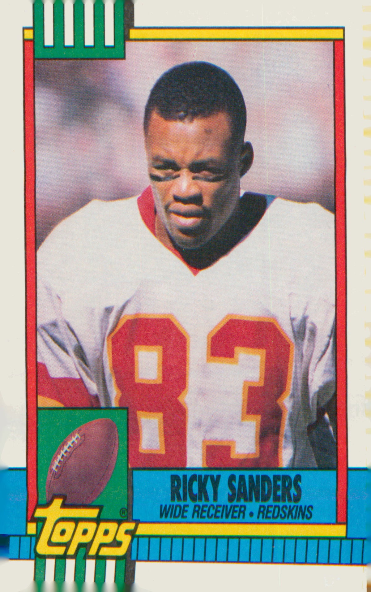 Football 1990 Topps #127 Ricky Sanders
