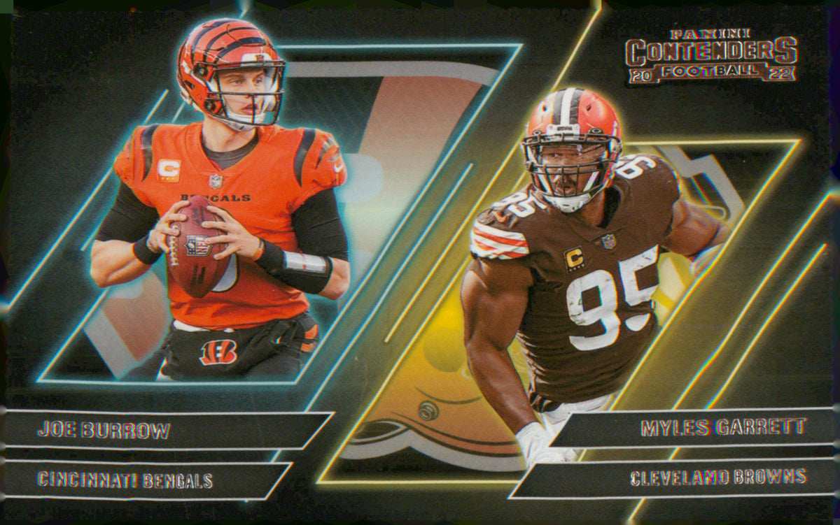 Football 2022 Panini Contenders Series #CS-BG Joe Burrow / Myles Garrett