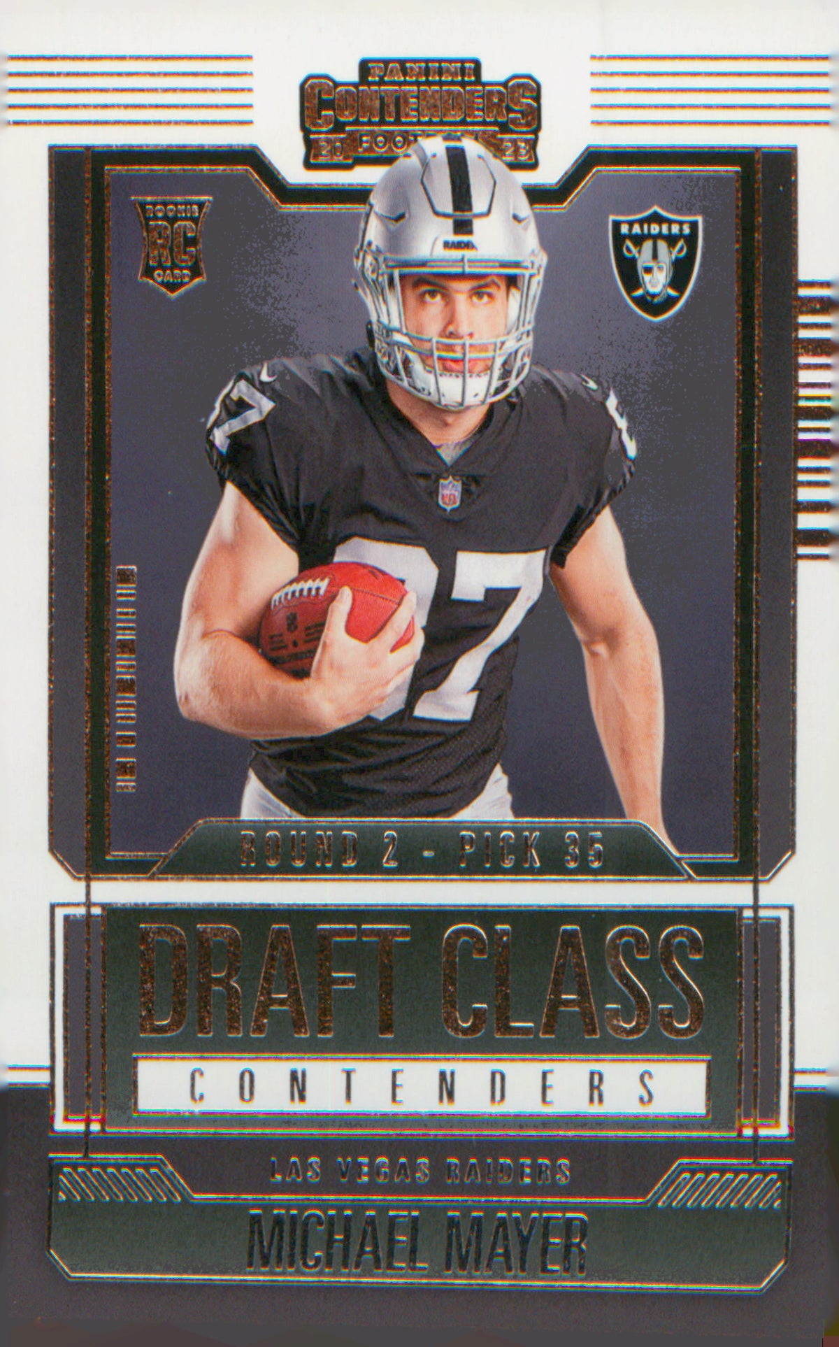 Football 2023 Panini Contenders Draft Class Contenders #17 Michael Mayer