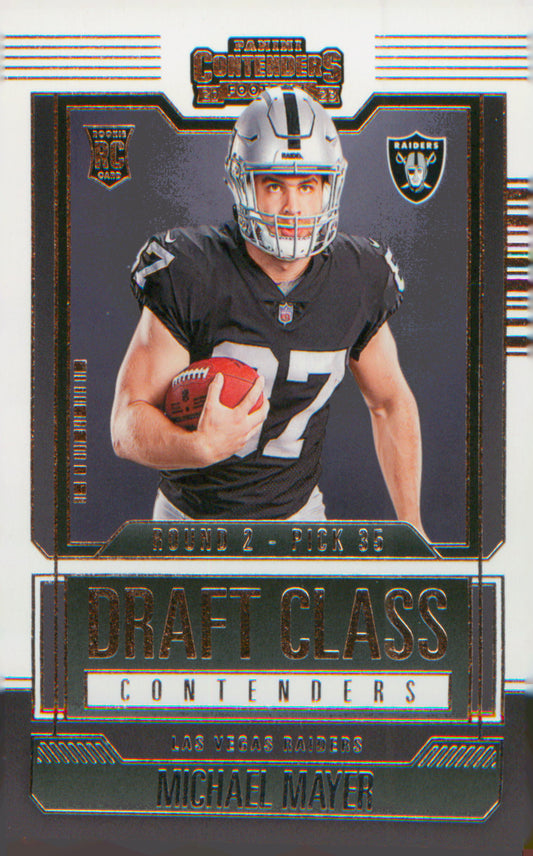 Football 2023 Panini Contenders Draft Class Contenders #17 Michael Mayer