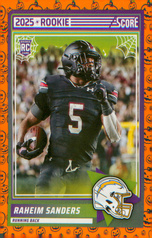 Football 2025 Score-A-Treat #45 Raheim Sanders RC RC