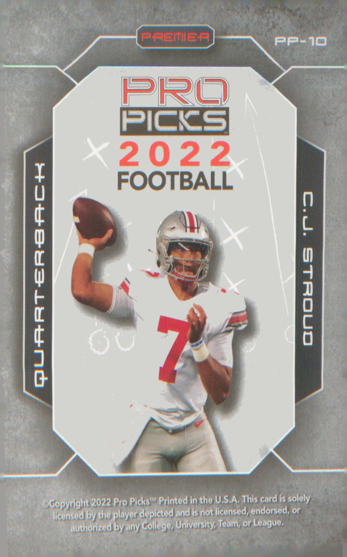 Football 2022 Pro Picks Premier #PP-10 C. J. Stroud