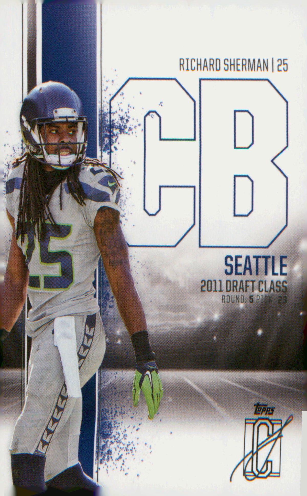 Football 2024 Topps Signature Class #56 Richard Sherman