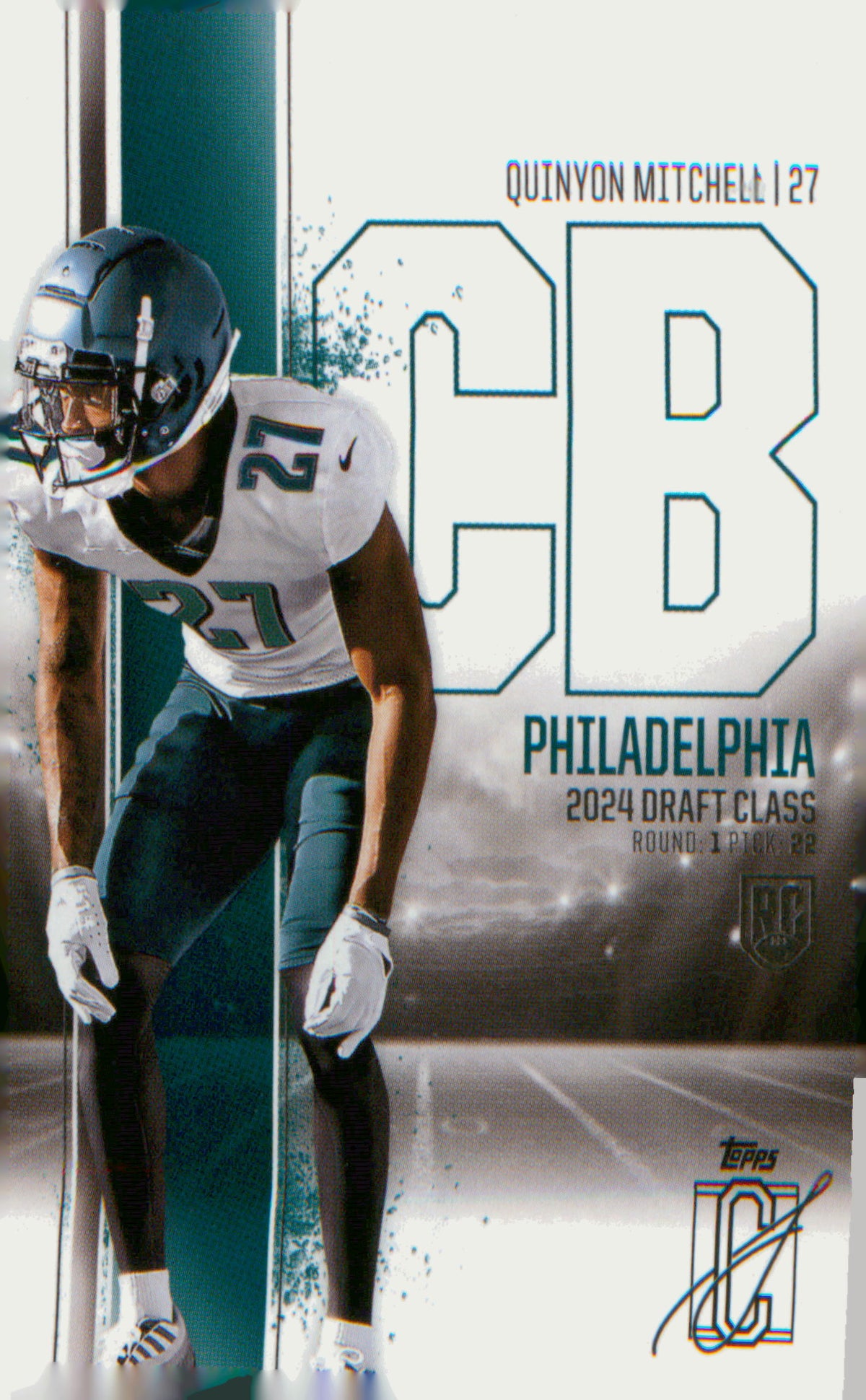 Football 2024 Topps Signature Class #165 Quinyon Mitchell RC RC