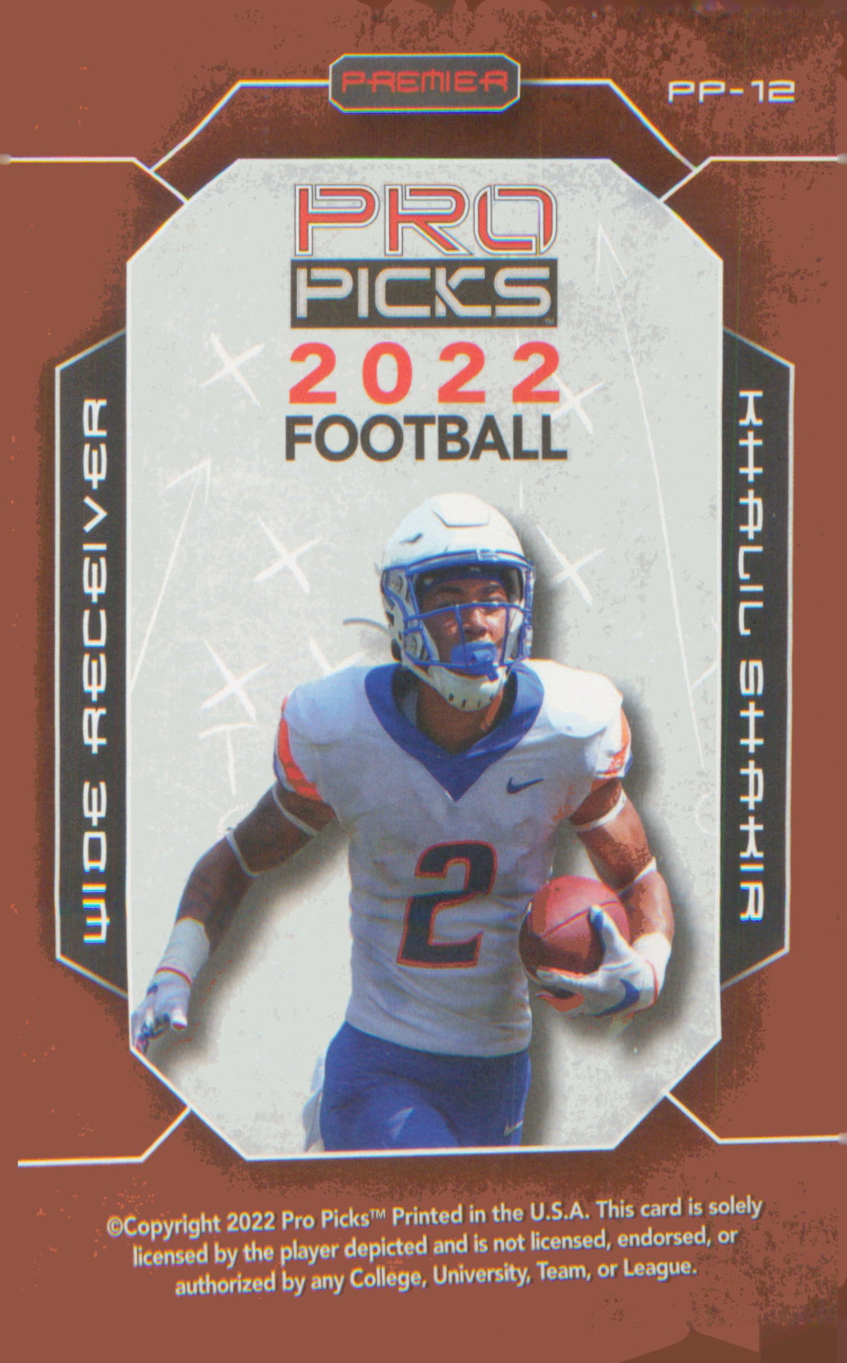 Football 2022 Pro Picks Premier #PP-12 Khalil Shakir