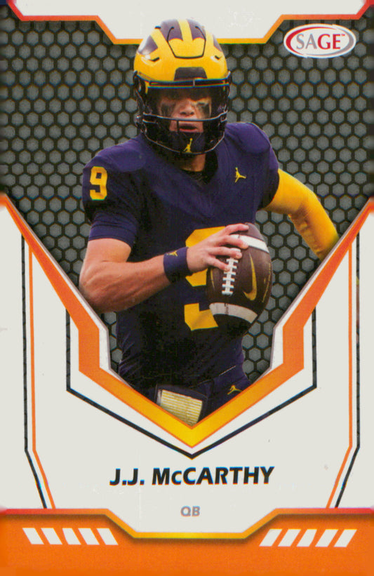Football 2024 SAGE HIT #135 J.J. McCarthy