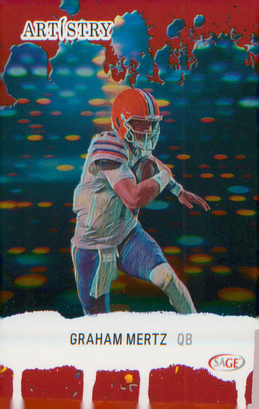 Football 2025 SAGE Artistry Red #75 Graham Mertz