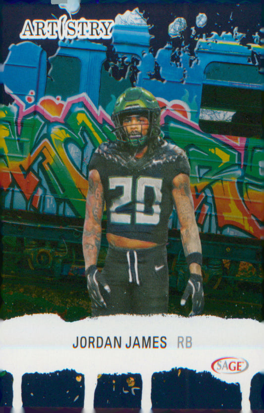 Football 2025 SAGE Artistry #60 Jordan James