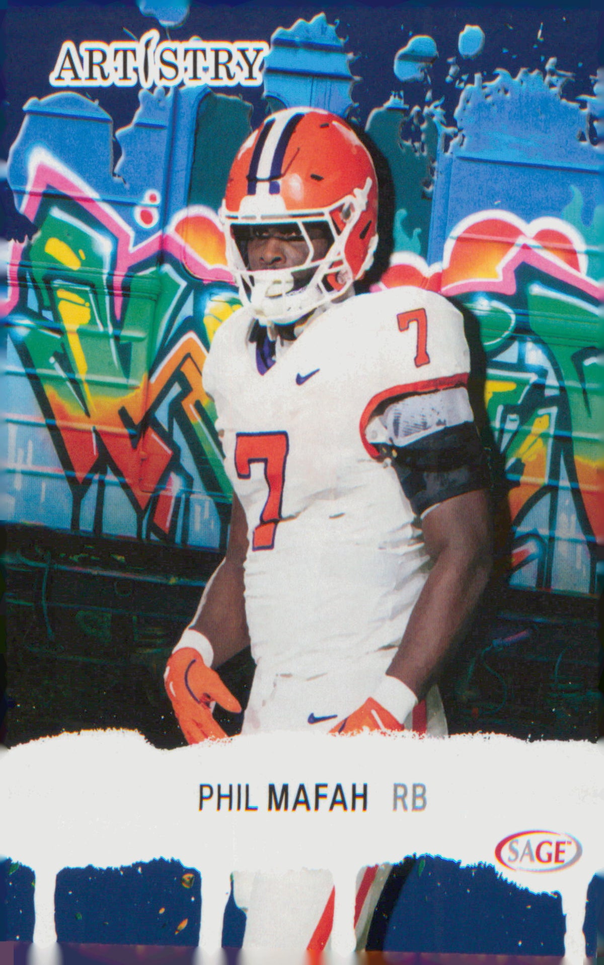 Football 2025 SAGE Artistry #13 Phil Mafah