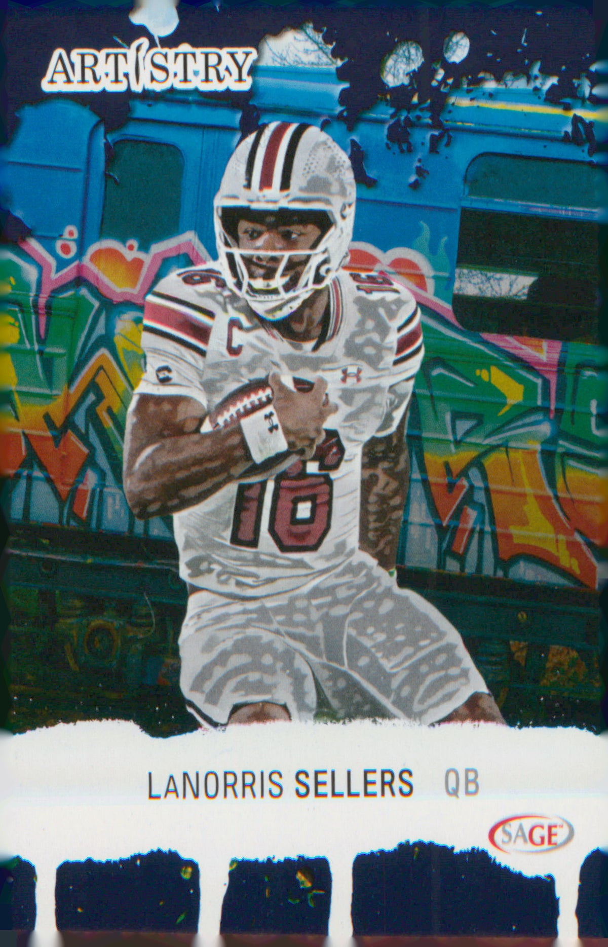 Football 2025 SAGE Artistry #83 LaNorris Sellers