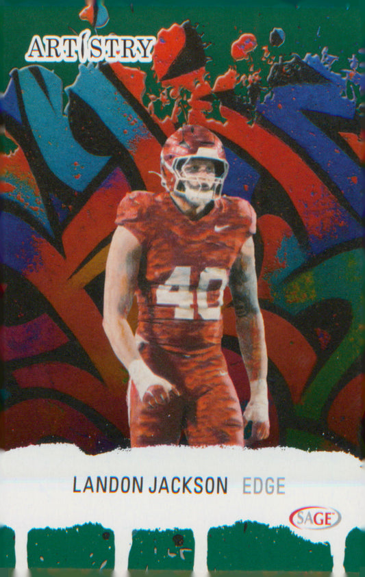 Football 2025 SAGE Artistry #35 Landon Jackson
