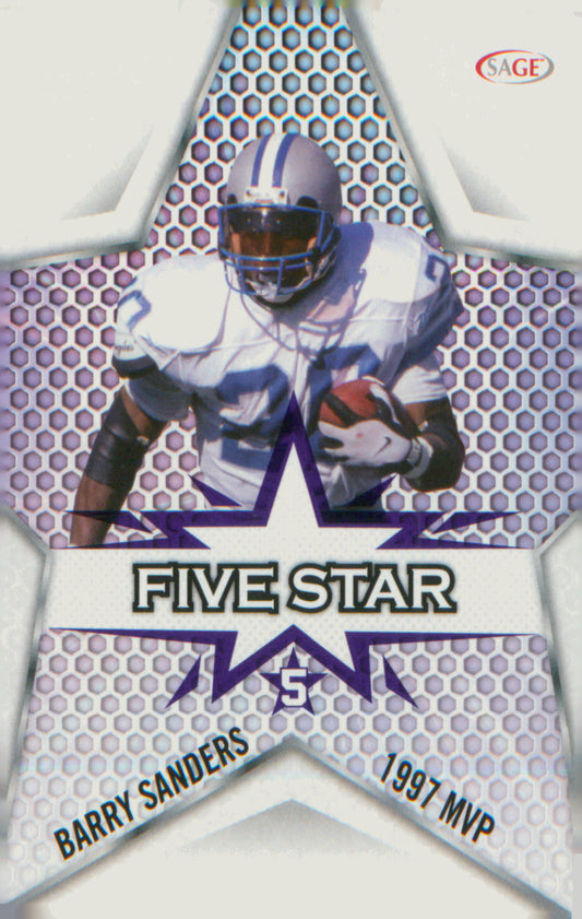 2024 SAGE HIT Five Star #FS-4 Barry Sanders