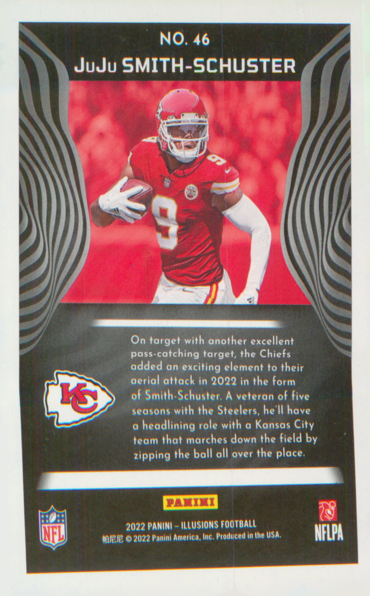 2022 Panini Illusions #46 JuJu Smith-Schuster
