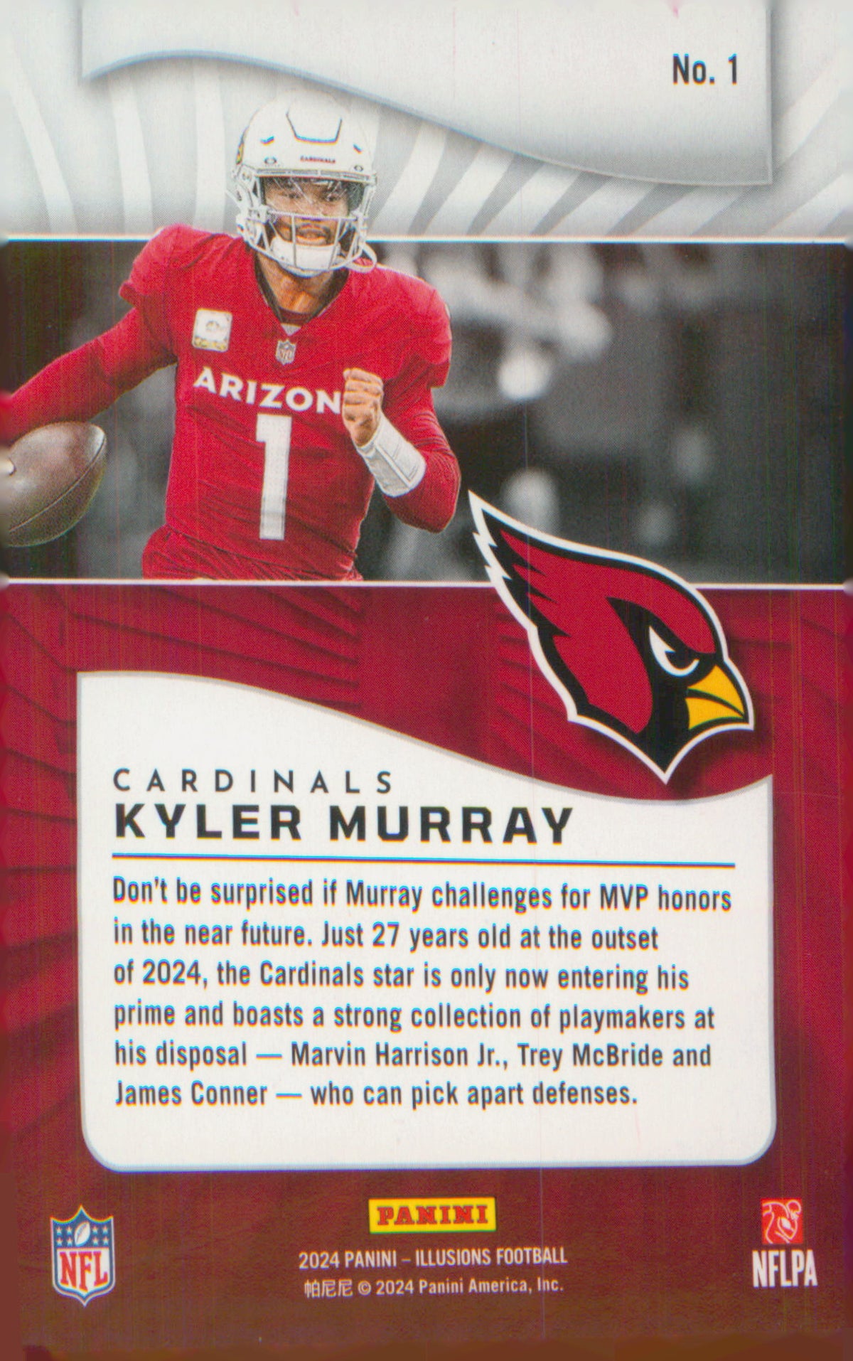 2024 Panini Illusions Retail #1 Kyler Murray