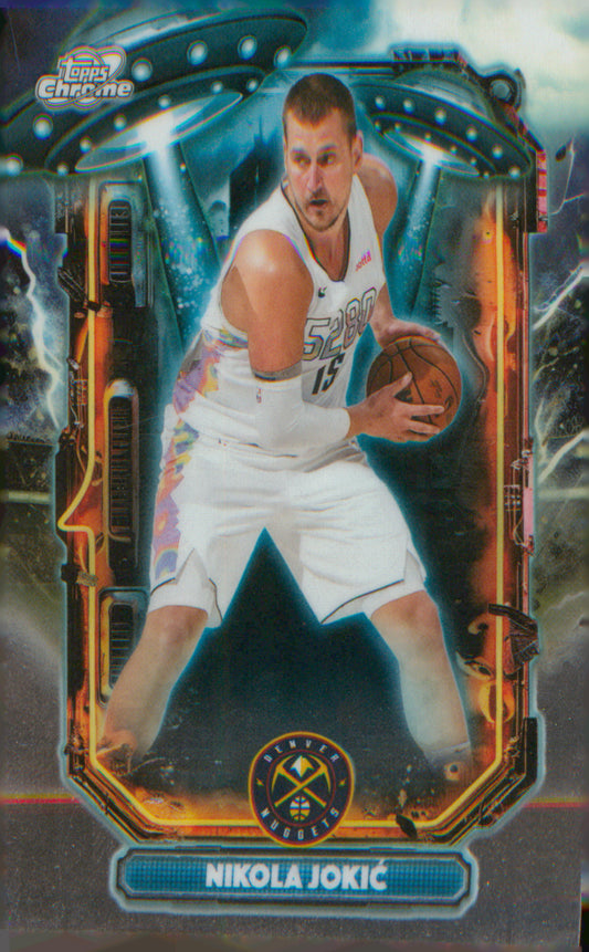 2025-26 Topps Chrome Cosmic Extraterrestrial Talent #ET-4 Nikola Jokić