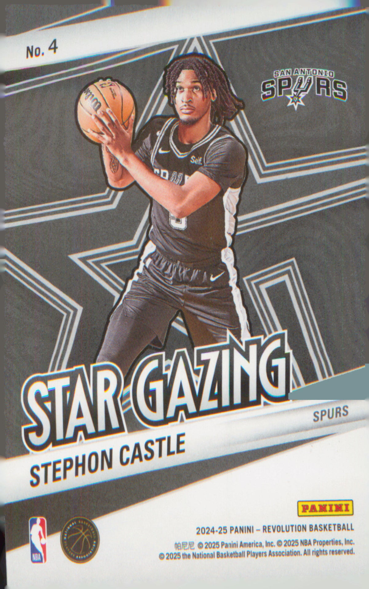 2024-25 Panini Revolution Star Gazing #4 Stephon Castle