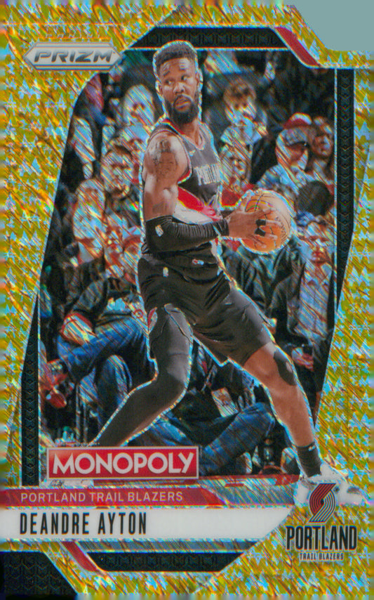 2024-25 Panini Prizm Monopoly Gold Millionaire Shimmer #4 DeAndre Ayton #/500