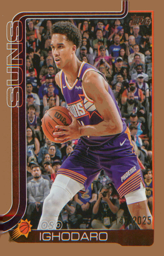 2025-26 Topps Gold #160 Oso Ighodaro SN #/2025