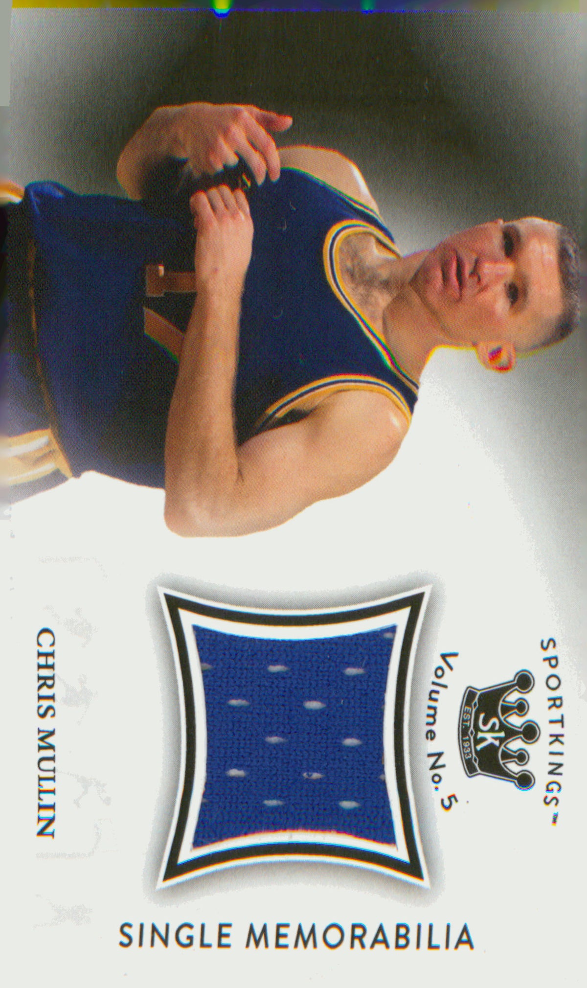 2024 Sportkings Volume 5 Single Memorabilia #SM-CM4 Chris Mullin MEM